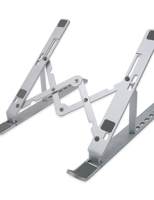 Laptop Stand, Laptop holder, Foldable Portable Aluminum Alloy Compatible with MacBook, HP, Dell and More 6