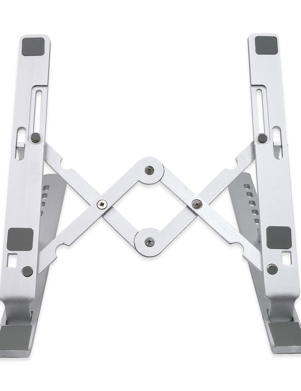 Laptop Stand, Laptop holder, Foldable Portable Aluminum Alloy Compatible with MacBook, HP, Dell and More 6