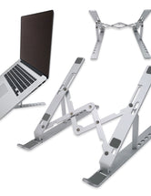 Laptop Stand, Laptop holder, Foldable Portable Aluminum Alloy Compatible with MacBook, HP, Dell and More 6