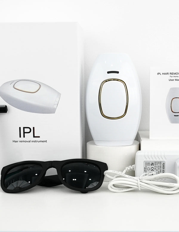 IPL Hair Removal Device for Women & Men - Lasting Hair Regrowth Reduction, Virtually Painless Alternative to Salon Laser Removal 【GIFT BOX】