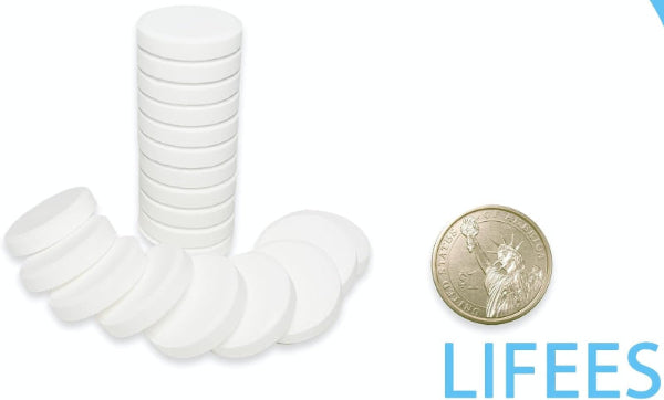 Organic Vitamin C Bath Soak Tablets – Fast-Dissolving 1000mg Help to Sensitive Skin, Dry & Itchy Skin, Rough & Dry Hair, 100 Tablets