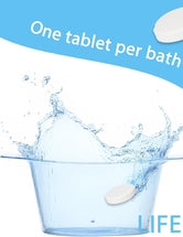 Organic Vitamin C Bath Soak Tablets – Fast-Dissolving 1000mg Help to Sensitive Skin, Dry & Itchy Skin, Rough & Dry Hair, 100 Tablets