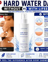 Hard Water Body Mist – Post-Shower Mineral Remover Spray for Face & Body – Helps Reduce Dry, Tight Skin – Fragrance-Free, Sensitive Skin Friendly