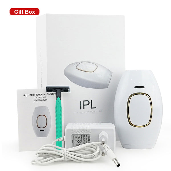 IPL Hair Removal Device for Women & Men - Lasting Hair Regrowth Reduction, Virtually Painless Alternative to Salon Laser Removal 【GIFT BOX】