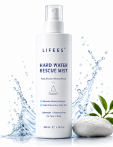 Hard Water Body Mist – Post-Shower Mineral Remover Spray for Face & Body – Helps Reduce Dry, Tight Skin – Fragrance-Free, Sensitive Skin Friendly