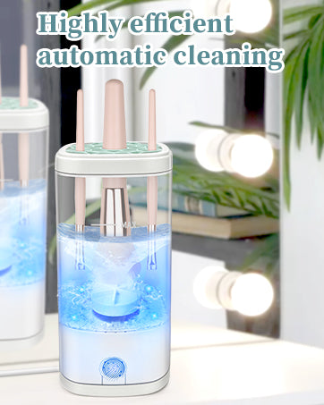 Electric Makeup Brush Cleaner Machine, Ultimate Efficient Automatic Cleaner for All Types of Makeup Brushes