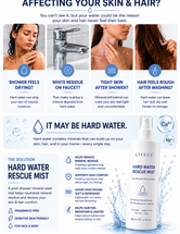 Hard Water Body Mist – Post-Shower Mineral Remover Spray for Face & Body – Helps Reduce Dry, Tight Skin – Fragrance-Free, Sensitive Skin Friendly