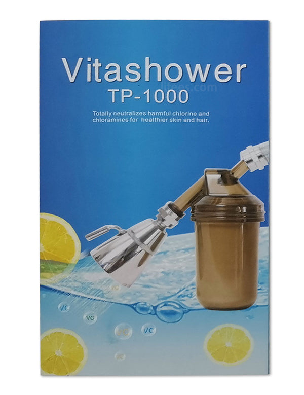 Vitashower TP-1000 Vitamin-C Shower Filter Bathroom Dechlorination for Dry Skin and Hair Loss
